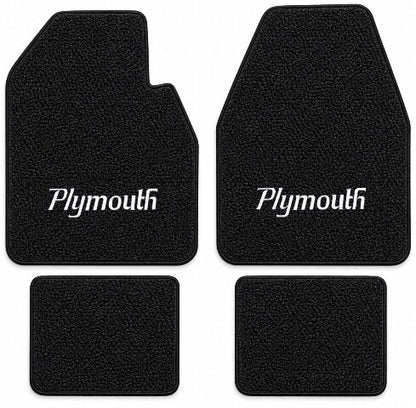 1971 Plymouth GTX Auto Loop Floor Mats with Embroidered Logo Choices - 4-Piece - product details image 3
