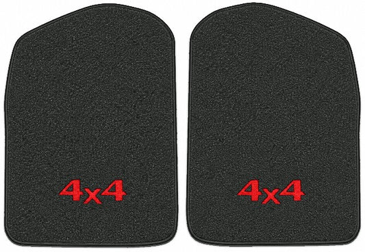1988-1995 Isuzu Cutpile Floor Mats with Embroidered Logo Choices - 2-Piece - product image