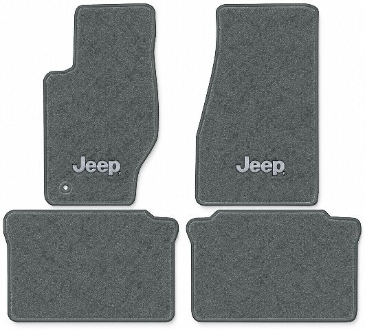2005-2010 Jeep Grand Cherokee Cutpile Floor Mats with Embroidered Logo Choices - 4-Piece - product image