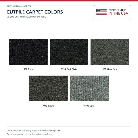 2006-08 Dodge Ram 1500 Mega Cab Crew Cab Style Floor Mats with Embroidered Logo Choices - 4-Piece - product details image 7