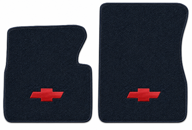 1959 Chevy 3C Daytona Floor Mats with Embroidered Logo Choices - 2-Piece - product image