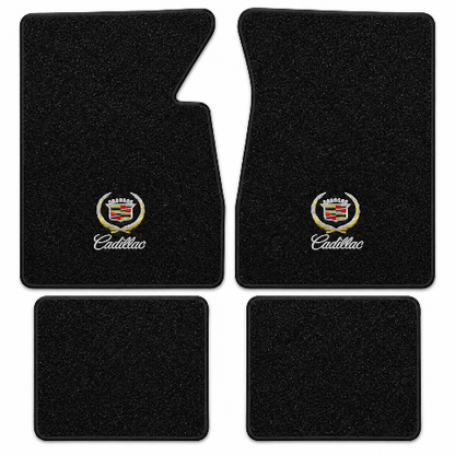 1961-1970 Cadillac Eldorado Cutpile Floor Mats with Embroidered Logo Choices - 4-Piece - product image