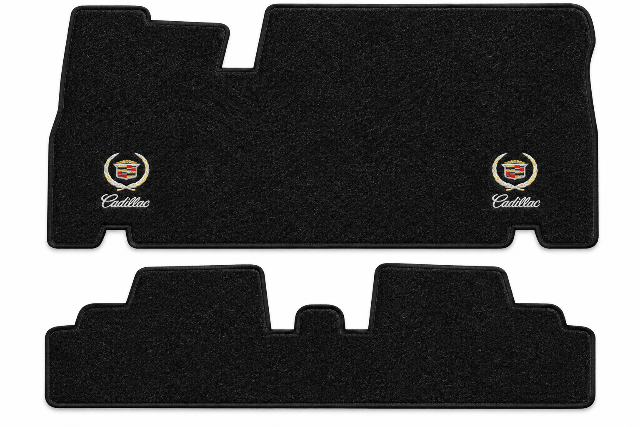 1967-1970 Cadillac Eldorado Frt & Rr Cutpile Floor Mats with Embroidered Logo Choices - 2-Piece - product image