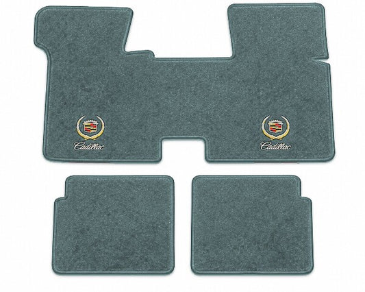 1979-85 Cadillac Eldorado with Console Cutpile Floor Mats with Embroidered Logo Choices - 3-Piece - product image