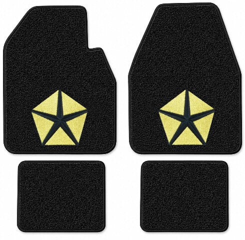 1965 Dodge Coronet 500 Auto Loop Floor Mats with Embroidered Logo Choices - 4-Piece - product details image 4