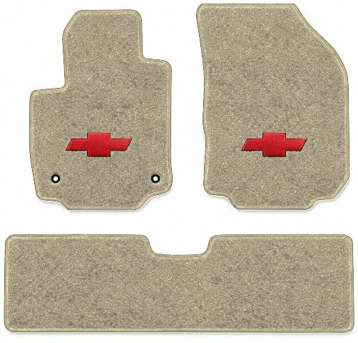 2018-2019 Chevy Equinox Frts & Rr Cutpile Floor Mats with Embroidered Logo Choices - 3-Piece - product image