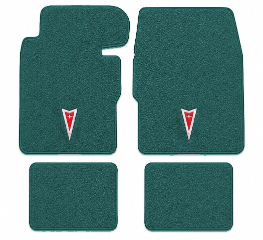 1961-1963 Pontiac Tempest Loop Floor Mats with Embroidered Logo Choices - 4-Piece - product image