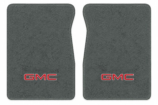 1981-1986 GMC K3500 Cutpile Floor Mats with Embroidered Logo Choices - 2-Piece - product image