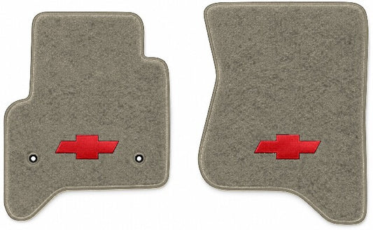 2019 Chevy Silverado 1500 LD Double/Crew Cab Floor Mats with Embroidered Logo Choices - 2-Piece - product image