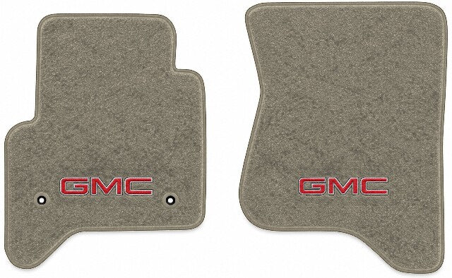 2019 GMC Sierra 1500 Limited Double/Crew Cab Floor Mats with Embroidered Logo Choices - 2-Piece - product image