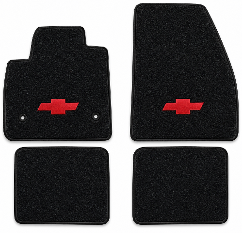 2019 Chevy Blazer Cutpile Floor Mats with Embroidered Logo Choices - 4-Piece - product details image 2