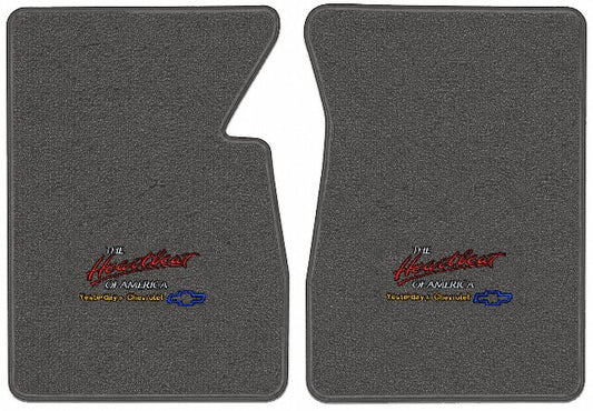 1969-1970 Chevy Blazer Loop Floor Mats with Embroidered Logo Choices - 2-Piece - product image