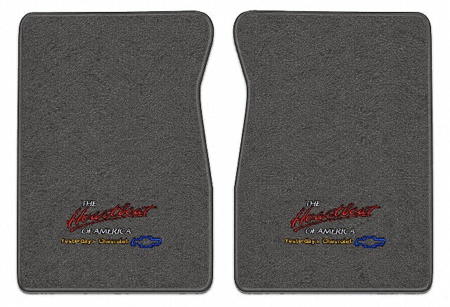 1971-1972 Chevy Blazer Loop Floor Mats with Embroidered Logo Choices - 2-Piece - product image