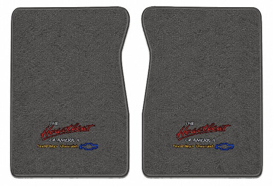 1971-1972 Chevy Blazer Loop Floor Mats with Embroidered Logo Choices - 2-Piece - product image