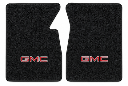 1960-1965 GMC 1500 Series Loop Floor Mats with Embroidered Logo Choices - 2-Piece - product details image 2