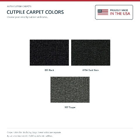 2010 Dodge Ram 2500 Crew Cab Cutpile Floor Mats with Embroidered Logo Choices - 2-Piece - product details image 6