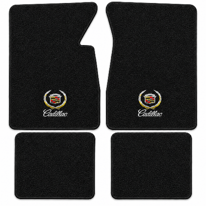 1959-60 Cadillac DeVille Series 62 Floor Mats with Embroidered Logo Choices 2DR Coupe - 4-Piece - product details image 2