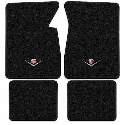1959-60 Cadillac DeVille Series 62 Floor Mats with Embroidered Logo Choices 2DR Coupe - 4-Piece - product details image 3
