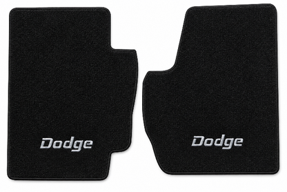 1994-2001 Dodge Ram 1500 Cutpile Floor Mats with Embroidered Logo Choices - 2-Piece - product details image 2