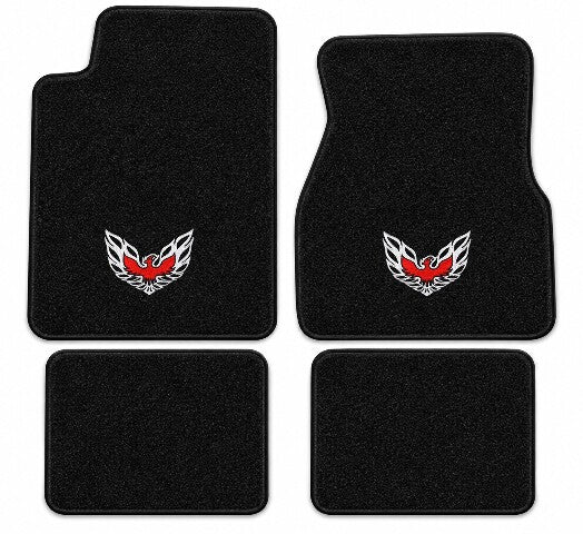 1993-2002 Pontiac Firebird Molded Cutpile Floor Mats with Embroidered Logo Choices - 4-Piece - product details image 3