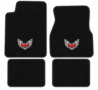 1993-2002 Pontiac Firebird Molded Cutpile Floor Mats with Embroidered Logo Choices - 4-Piece - product details image 3
