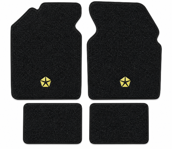 1983-1988 Chrysler New Yorker Cutpile Floor Mats with Embroidered Logo Choices - 4-Piece - product details image 2