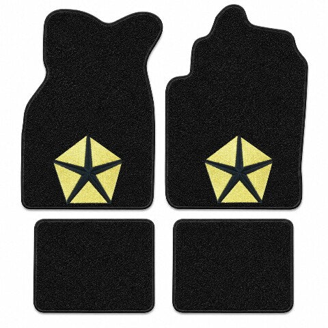 1984-1993 Dodge Daytona Cutpile Floor Mats with Embroidered Logo Choices - 4-Piece - product details image 3