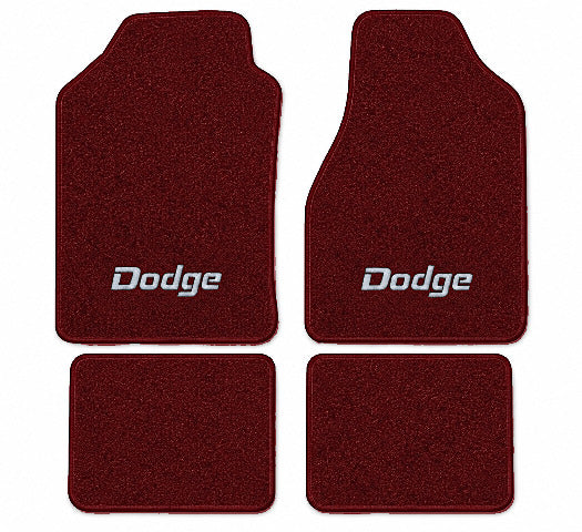1988-1990 Dodge Dynasty Cutpile Floor Mats with Embroidered Logo Choices - 4-Piece - product image