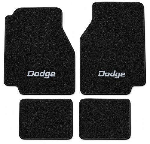 1978-1979 Dodge Magnum Cutpile Floor Mats with Embroidered Logo Choices - 4-Piece - product details image 2