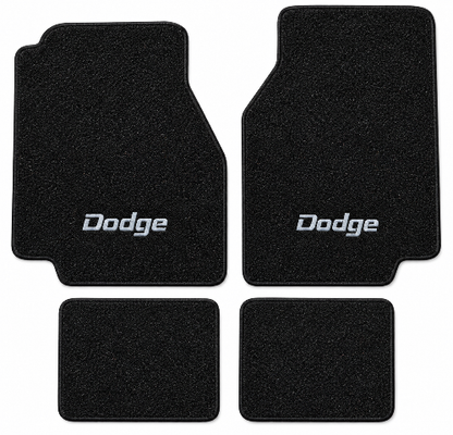 1978-1979 Dodge Magnum Cutpile Floor Mats with Embroidered Logo Choices - 4-Piece - product details image 2