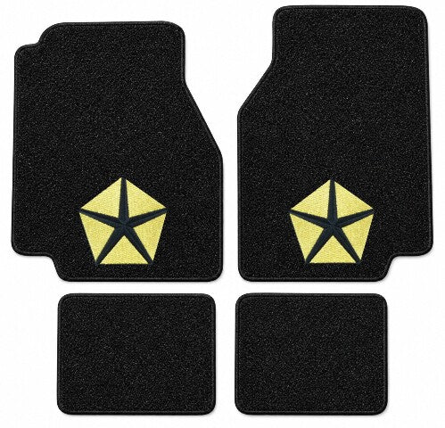 1978-1979 Dodge Magnum Cutpile Floor Mats with Embroidered Logo Choices - 4-Piece - product details image 3