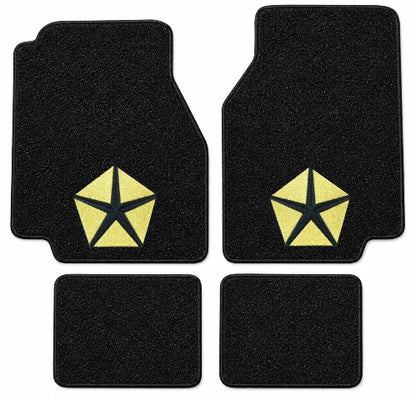 1978-1979 Dodge Magnum Cutpile Floor Mats with Embroidered Logo Choices - 4-Piece - product details image 3