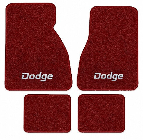 1980-1983 Dodge Mirada Cutpile Floor Mats with Embroidered Logo Choices - 4-Piece - product image