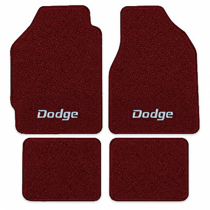 1987-1994 Dodge Shadow Cutpile Floor Mats with Embroidered Logo Choices - 4-Piece - product image