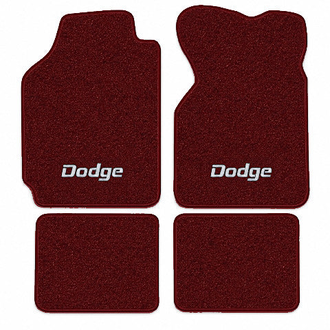 1989-1995 Dodge Spirit Cutpile Floor Mats with Embroidered Logo Choices - 4-Piece - product image