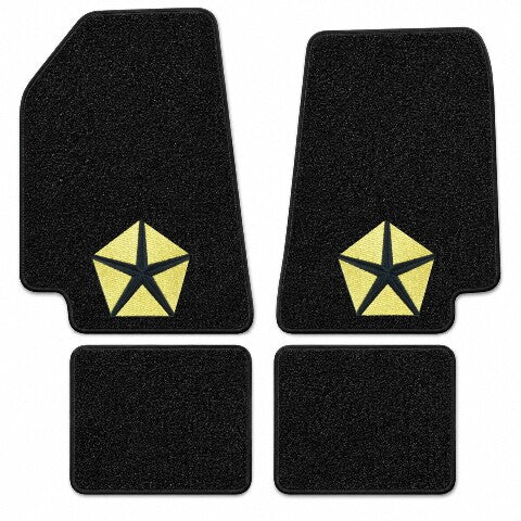 1979-1981 Dodge St. Regis Cutpile Floor Mats with Embroidered Logo Choices - 4-Piece - product details image 3
