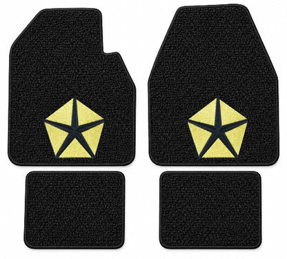 1966-1970 Plymouth Belvedere Auto Loop Floor Mats with Embroidered Logo Choices - 4-Piece - product details image 4