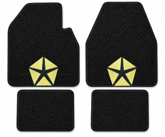 1966-1970 Plymouth Satellite Auto Loop Floor Mats with Embroidered Logo Choices - 4-Piece - product details image 4