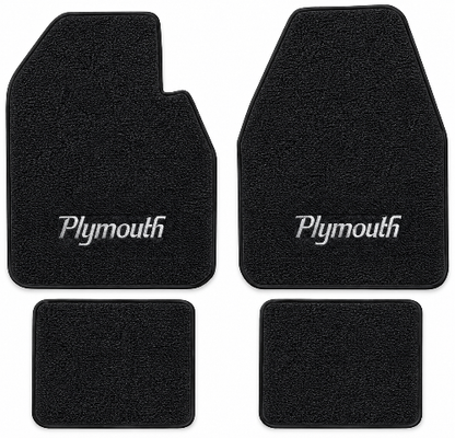 1970 Plymouth Superbird Loop Floor Mats with Embroidered Logo Choices - 4-Piece - product details image 2