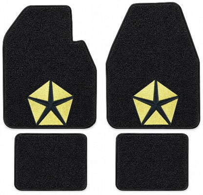 1970 Plymouth Superbird Loop Floor Mats with Embroidered Logo Choices - 4-Piece - product details image 3