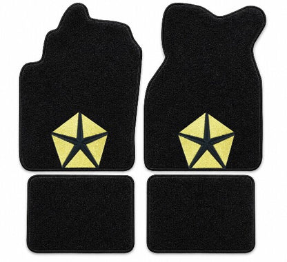 1983-1987 Plymouth Turismo Cutpile Floor Mats with Embroidered Logo Choices - 4-Piece - product details image 3