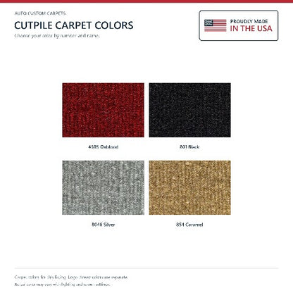 1983-1987 Plymouth Turismo Cutpile Floor Mats with Embroidered Logo Choices - 4-Piece - product details image 7