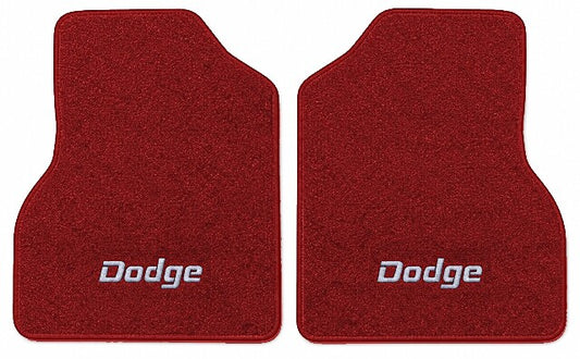 1979-1981 Dodge D50 Reg Cab Cutpile Floor Mats with Embroidered Logo Choices - 2-Piece - product image