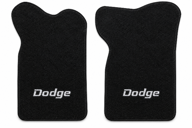1983-1986 Dodge Ram 50 Cutpile Floor Mats with Embroidered Logo Choices - 2-Piece - product details image 2