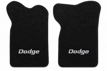 1983-1986 Dodge Ram 50 Cutpile Floor Mats with Embroidered Logo Choices - 2-Piece - product details image 2