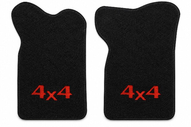 1983-1986 Dodge Ram 50 Cutpile Floor Mats with Embroidered Logo Choices - 2-Piece - product details image 3