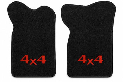 1983-1986 Dodge Ram 50 Cutpile Floor Mats with Embroidered Logo Choices - 2-Piece - product details image 3