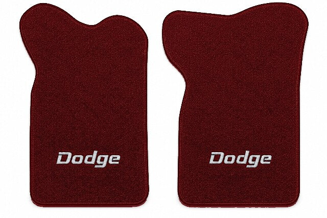 1983-1986 Dodge Ram 50 Cutpile Floor Mats with Embroidered Logo Choices - 2-Piece - product image