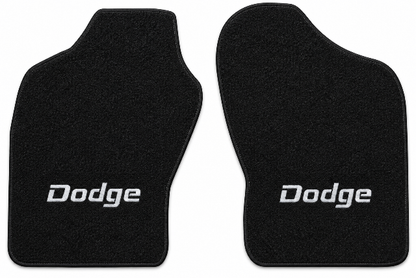 1987 Dodge Ram 50 Cutpile Floor Mats with Embroidered Logo Choices - 2-Piece - product details image 2