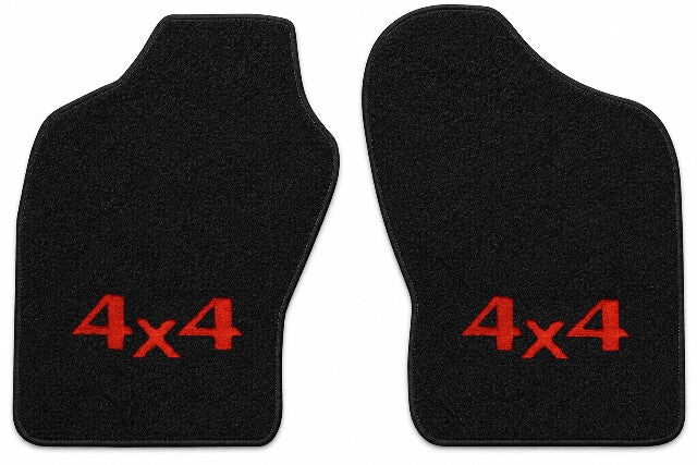 1987 Dodge Ram 50 Cutpile Floor Mats with Embroidered Logo Choices - 2-Piece - product details image 3